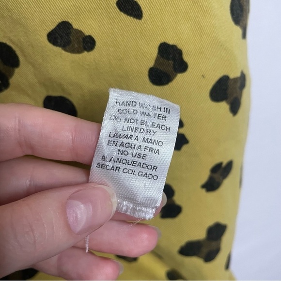 Entro Boho Leopard Pinafore Jumper Overalls Mini Dress - Picture 15 of 15